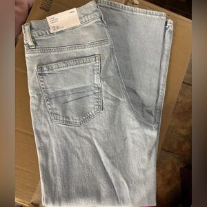 American Eagle - super high rise straight jeans : size 10 short
